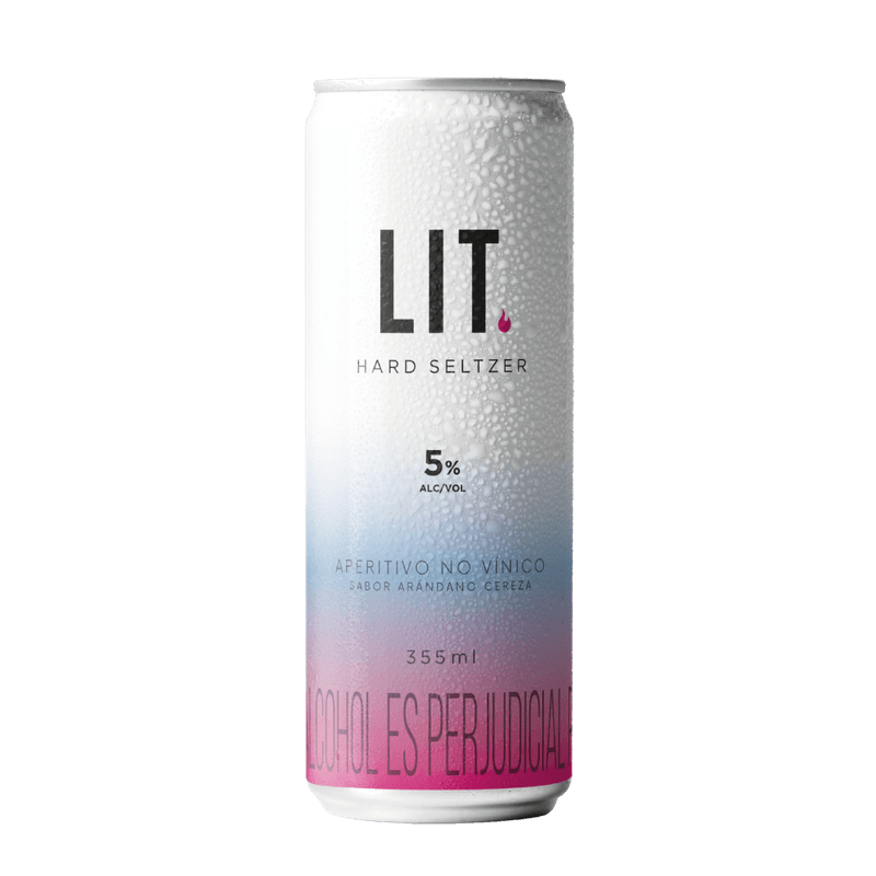 LIT Hard Seltzer Sabor Arándano Cereza - 269 ml