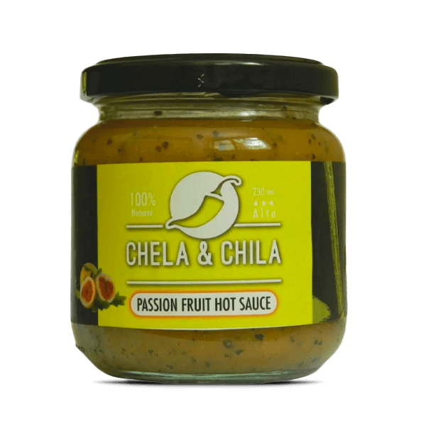 Salsa picante maracuya Chela y Chila - 211 ml