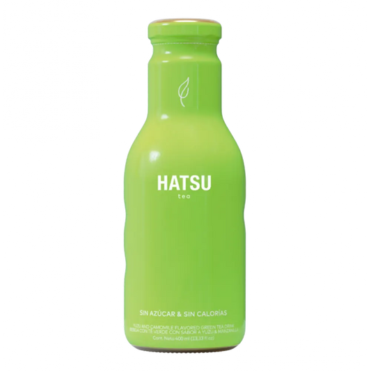 Hatsu té Verde Sin Calorías Vidrio - 400mL