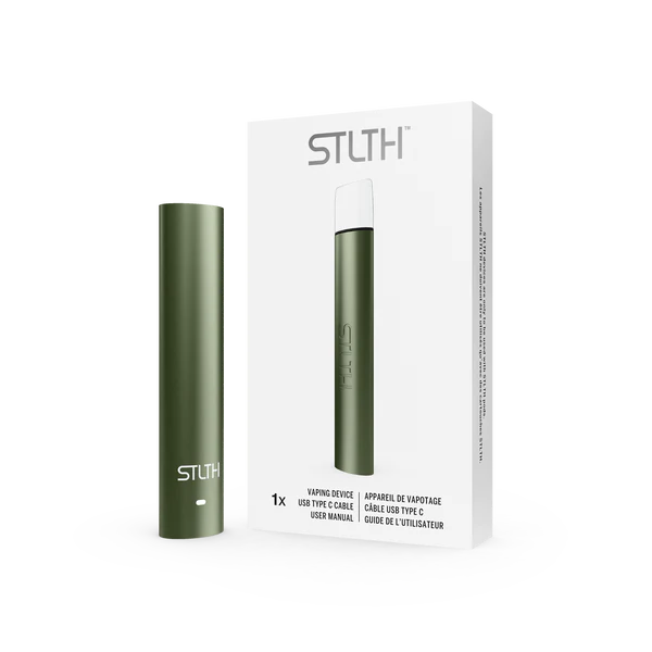 Vapeador recargable verde STLTH