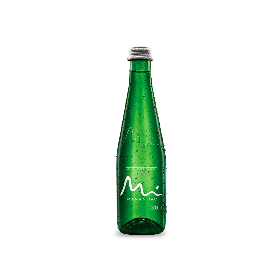 Agua Manantial con gas - 300 ml