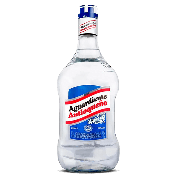 Aguardiente Antioqueño sin azúcar – 2 L
