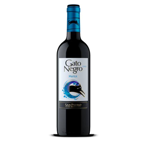 Vino tinto merlot Gato Negro Merlot 750 ml