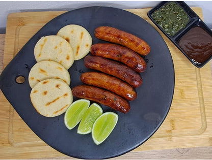 Chorizos de cerdo ahumado