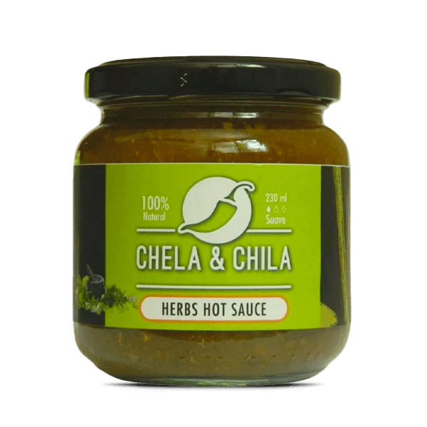 Salsa picante finas hierbas Chela y Chila - 211 ml