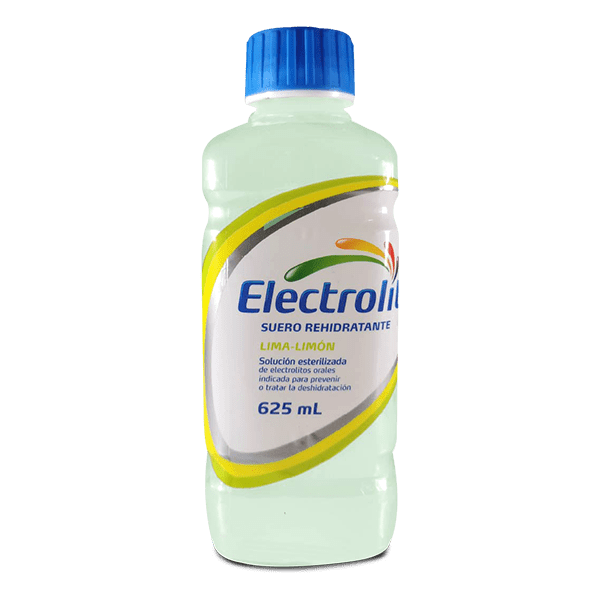 Suero rehidratante limón Electrolit - 625 ml.