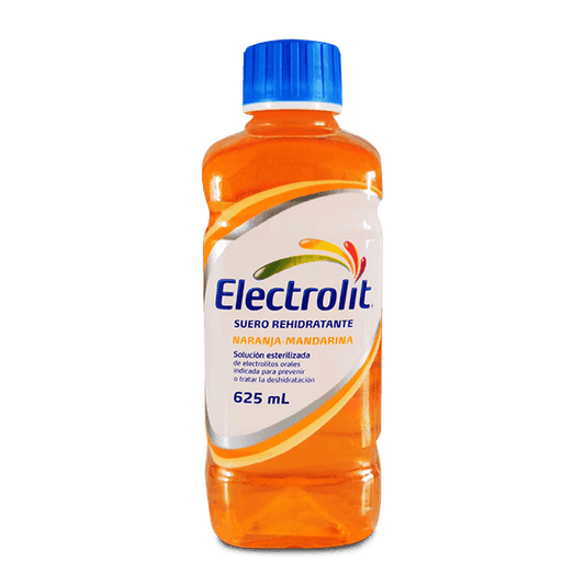 Suero rehidratante naranja mandarina Electrolit - 625 ml.