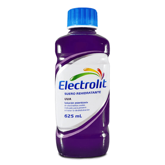 Suero rehidratante uva Electrolit - 625 ml.