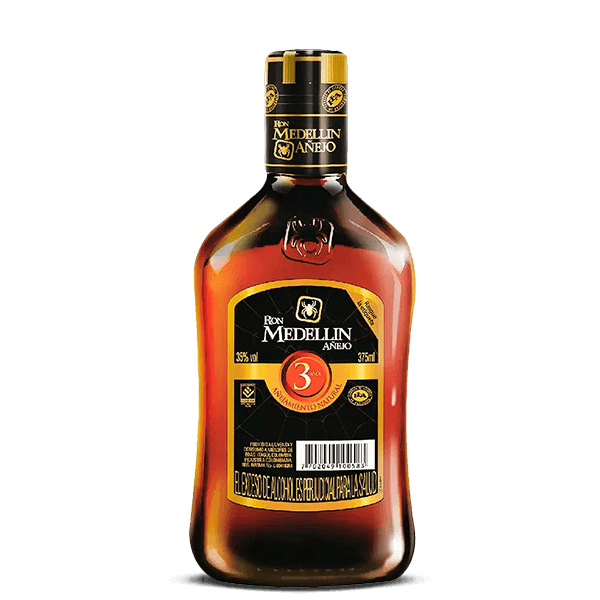 Ron Medellín añejo 3 años  - 375 ml