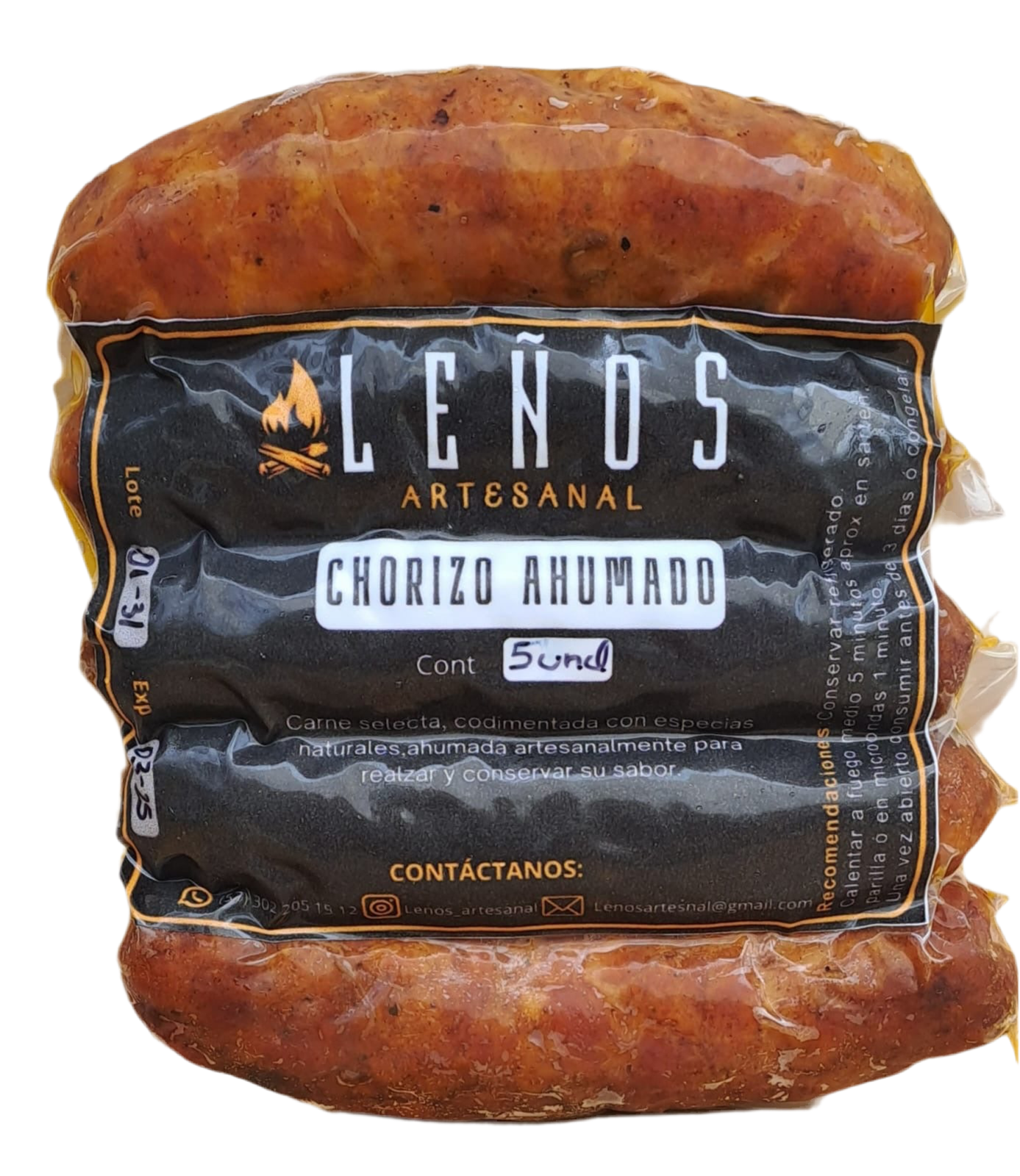 Chorizo ahumado 5 unid