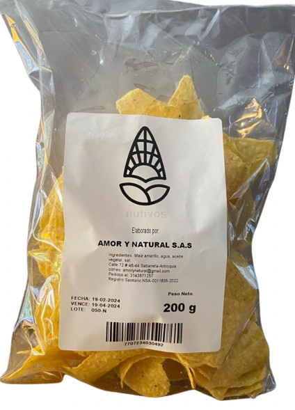 Nachos - 200 g - NUTIVOS