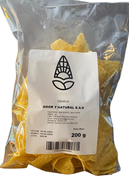 Nachos - 200 g - NUTIVOS