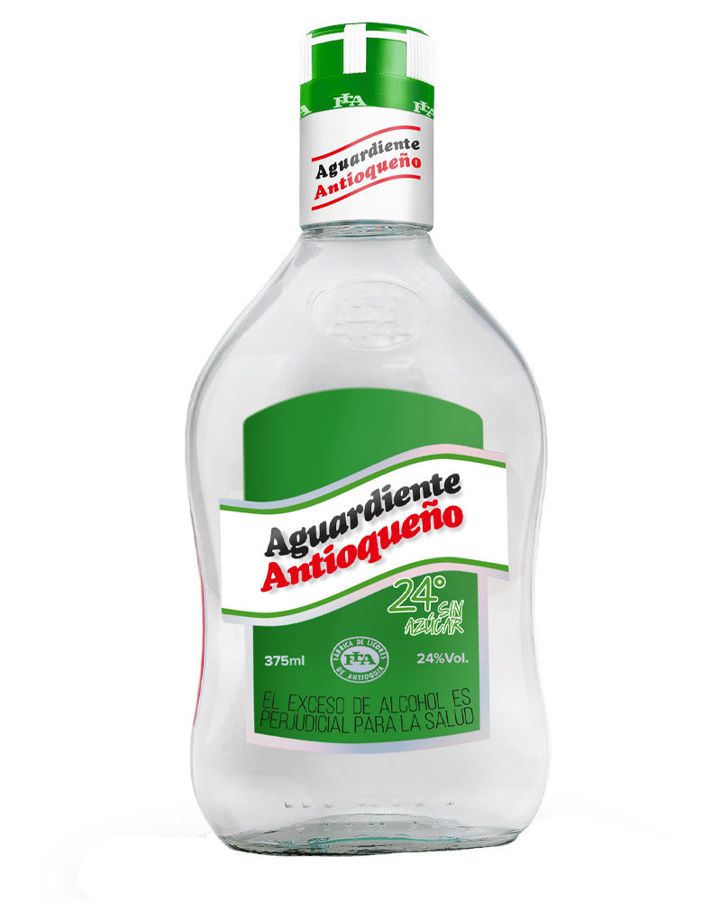 Aguardiente Antioqueño verde – 375 ml