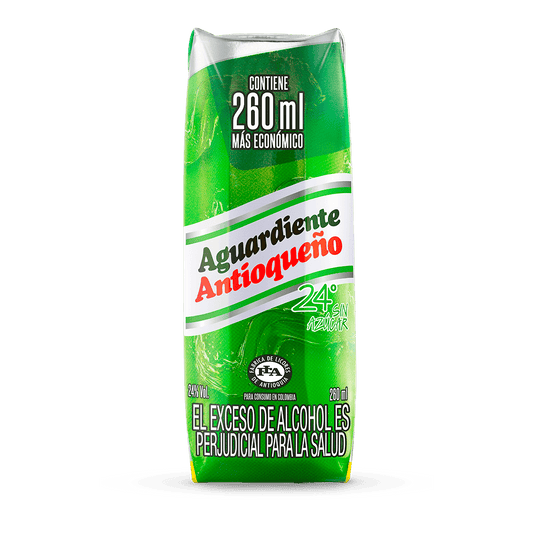 Aguardiente Antioqueño verde – 260 ml