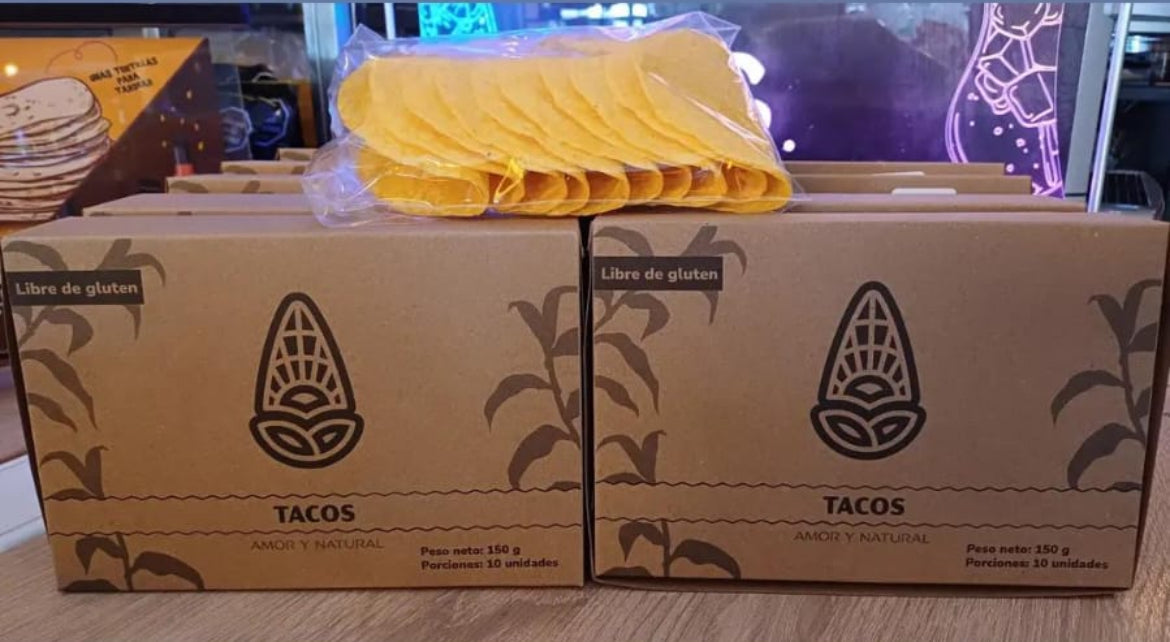 Tacos de maíz - 10 und - NUTIVOS