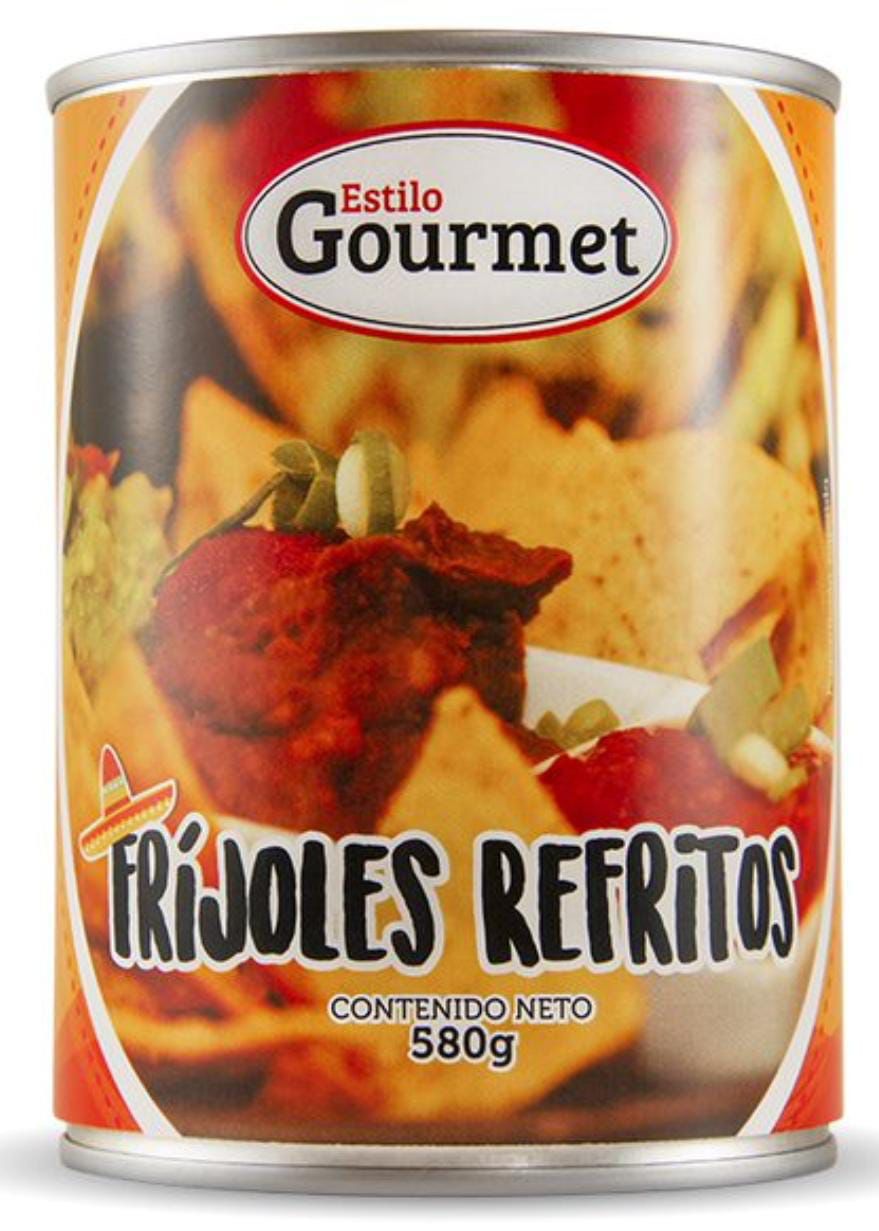 Frijoles refritos Estilo Gourmet - 580 g.