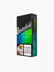 Cigarrillo Chesterfield green media cajetilla