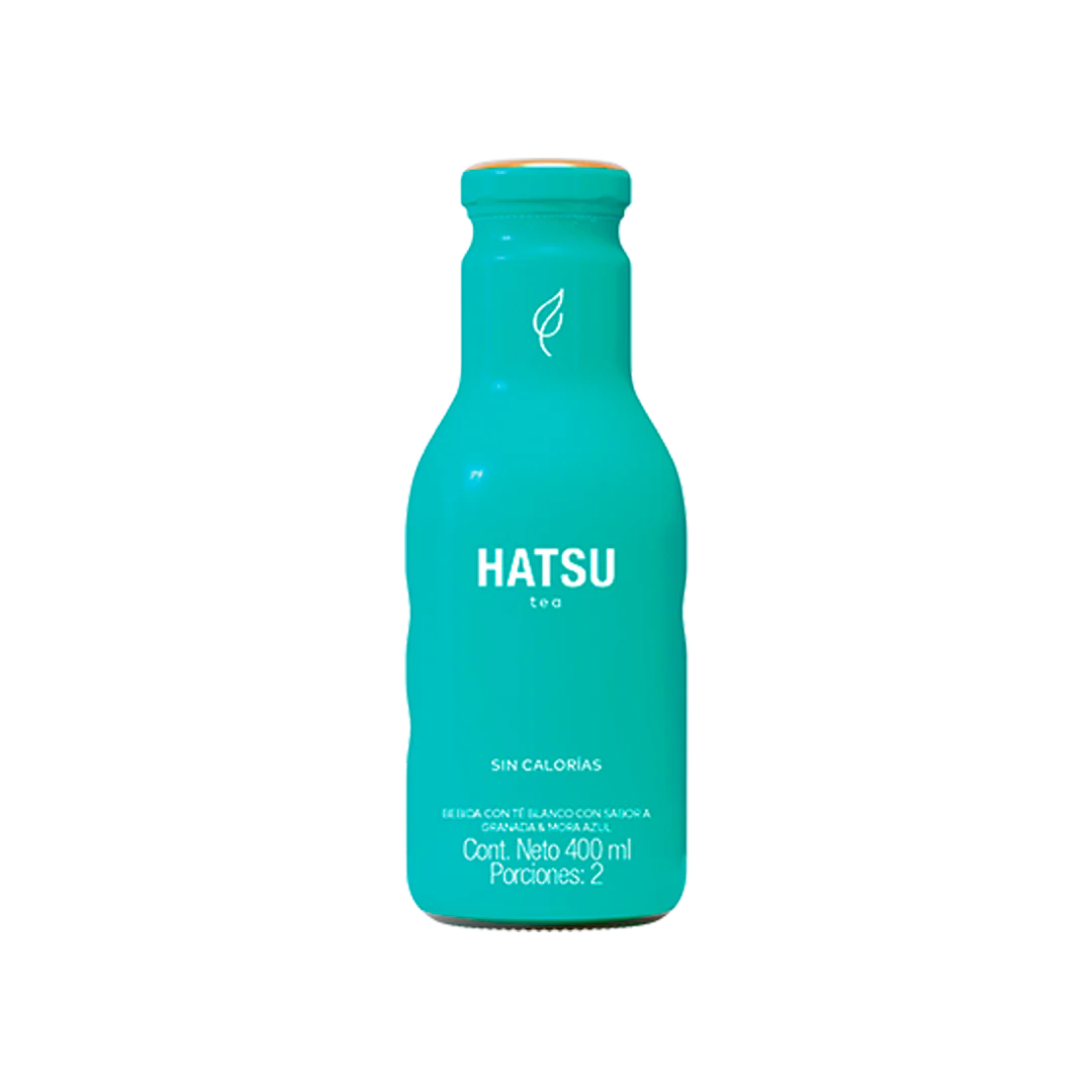 Hatsu té Azul Sabor Granada y Mora Azul - 400mL